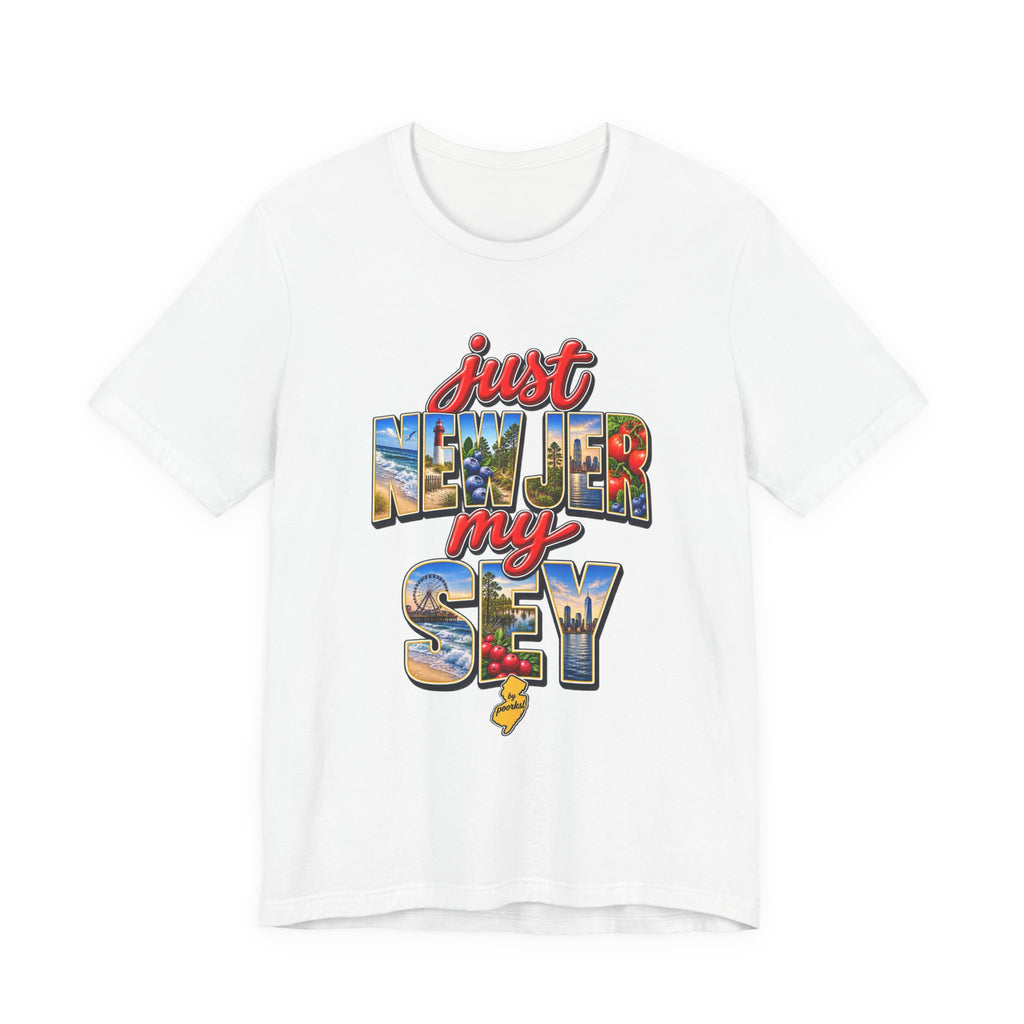 New Jersey T-shirt-Garden State- Unisex Graphic Tee- by Poorksl.