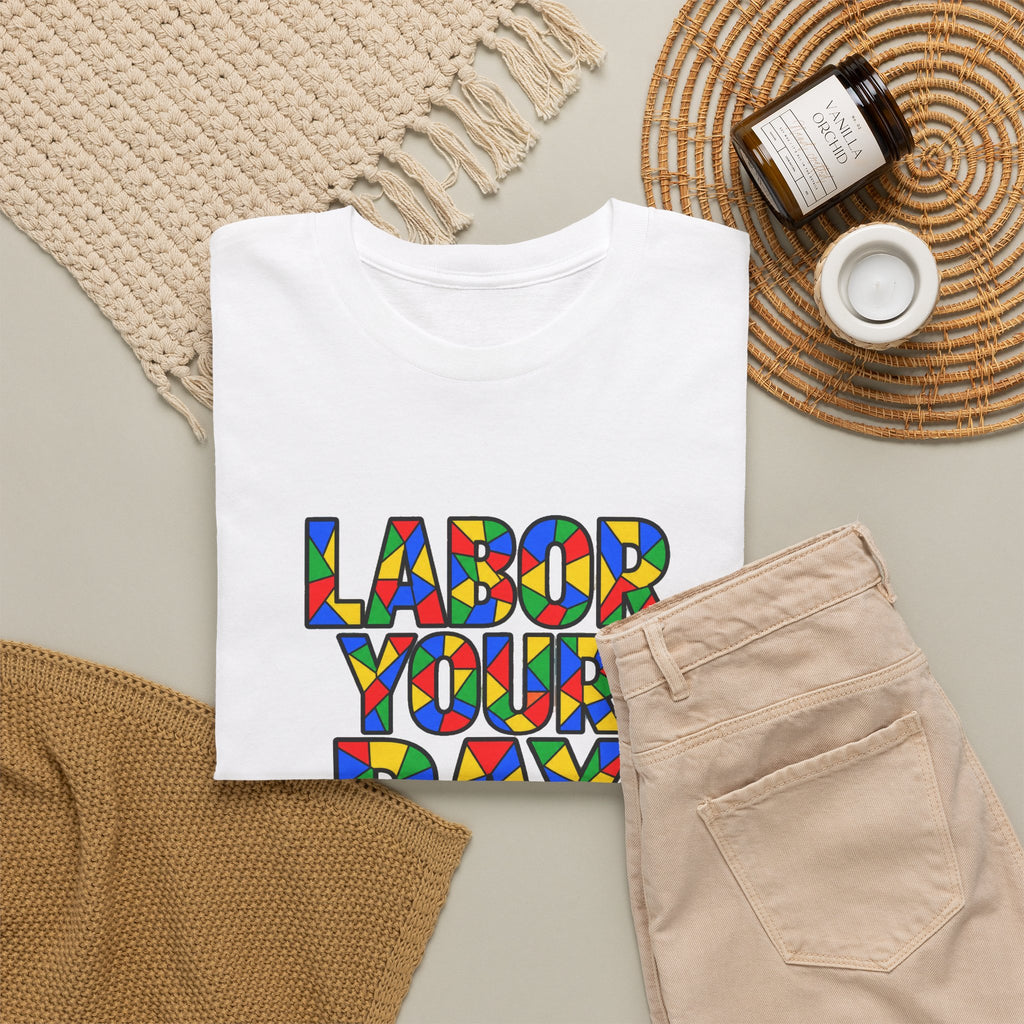 Labor Day T-shirt- American Workers Unisex Graphic Tee- by Poorksl