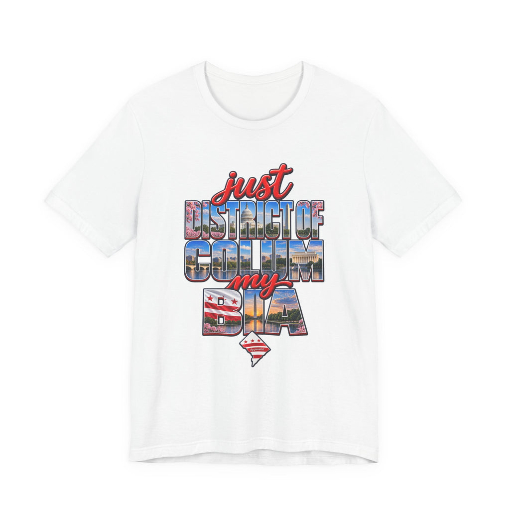 District Of Columbia T-shirt- Washington DC Unisex Graphic Tee- by Poorksl