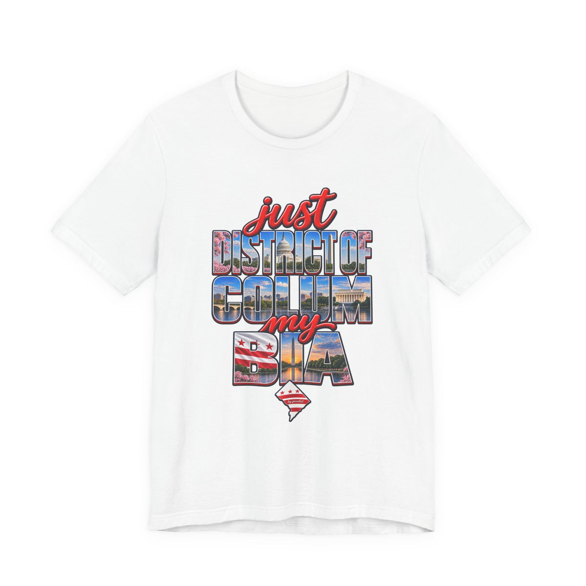 District Of Columbia T-shirt- Washington DC Unisex Graphic Tee- by Poorksl
