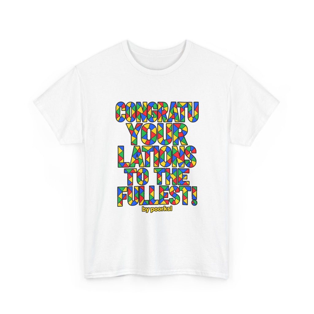 Congratulations T-shirt- Achievement Celebration Unisex Graphic Tee- by Poorksl.