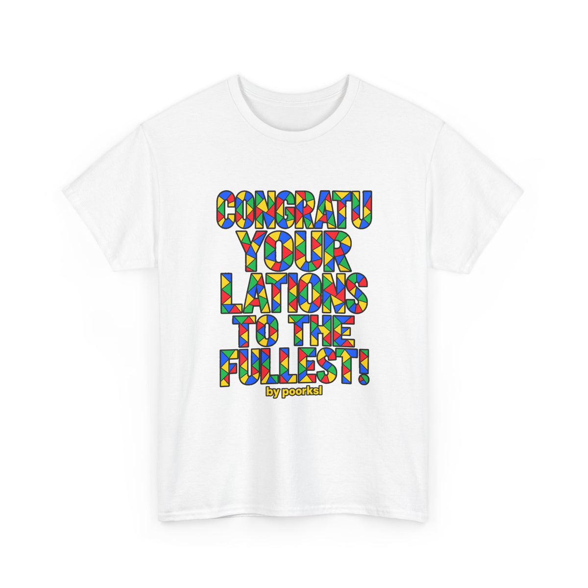 Congratulations T-shirt- Achievement Celebration Unisex Graphic Tee- by Poorksl.