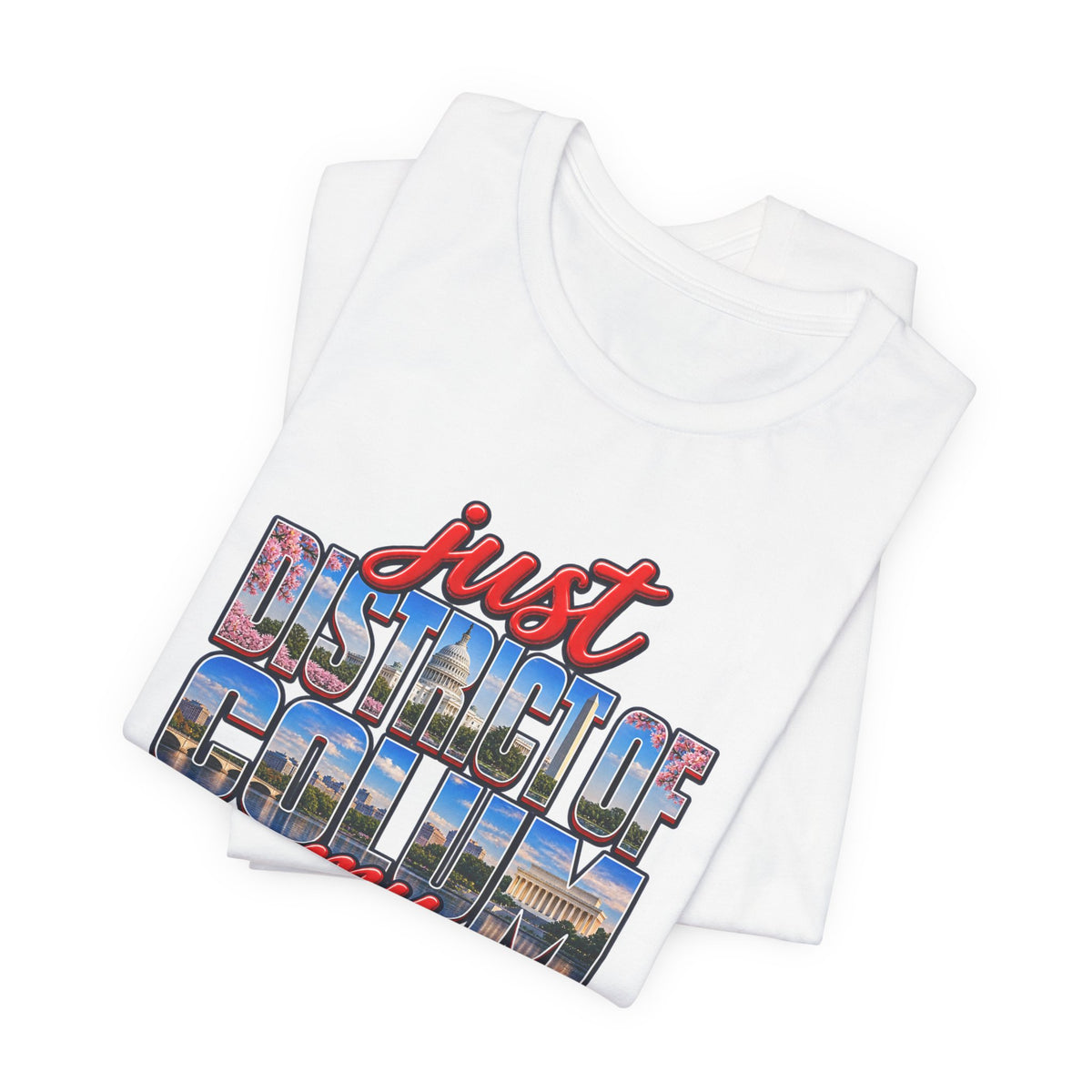 District Of Columbia T-shirt- Washington DC Unisex Graphic Tee- by Poorksl