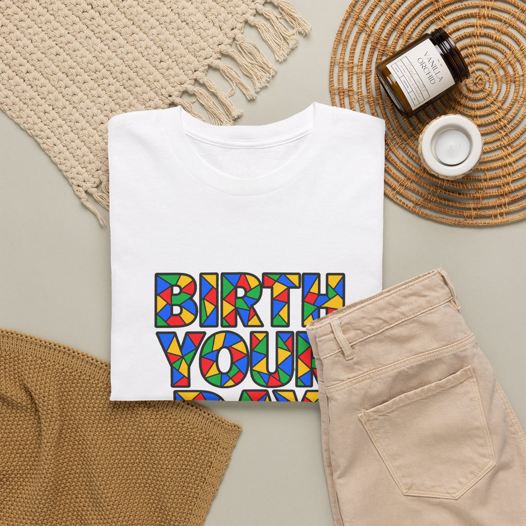 Birthday T-shirt- Celebration Gift Unisex Graphic Tee- by Poorksl.