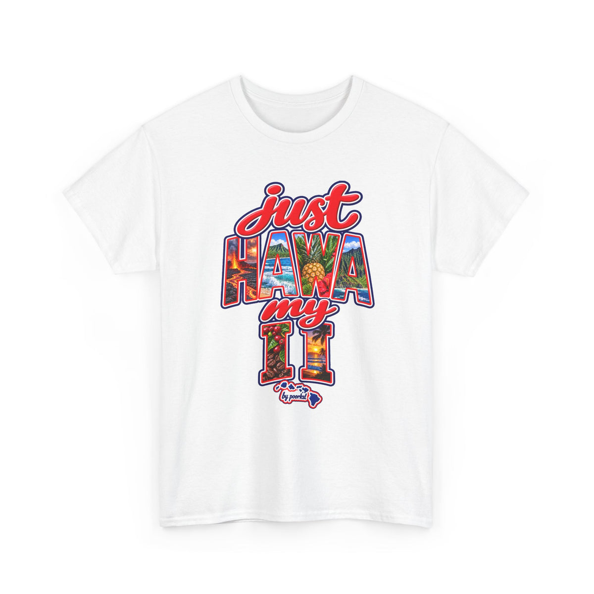 Hawaii T-shirt -Aloha State Unisex Graphic Tee- by Poorksl.