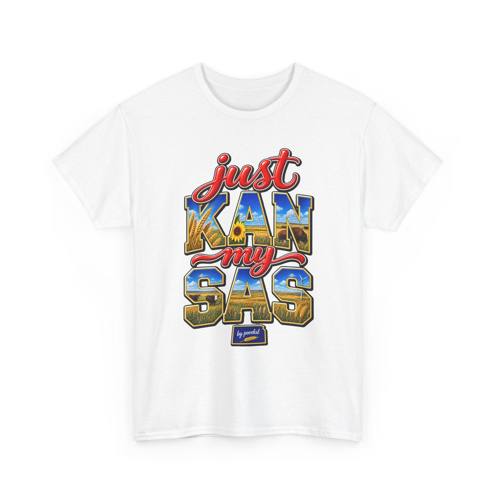 Kansas T-shirt -Sunflower State Unisex Graphic Tee- by Poorksl.