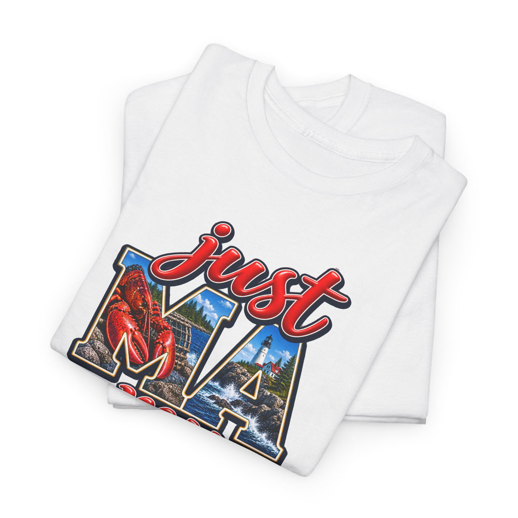 Maine T-shirt-Pine Tree State Unisex Graphic Tee- by Poorksl,