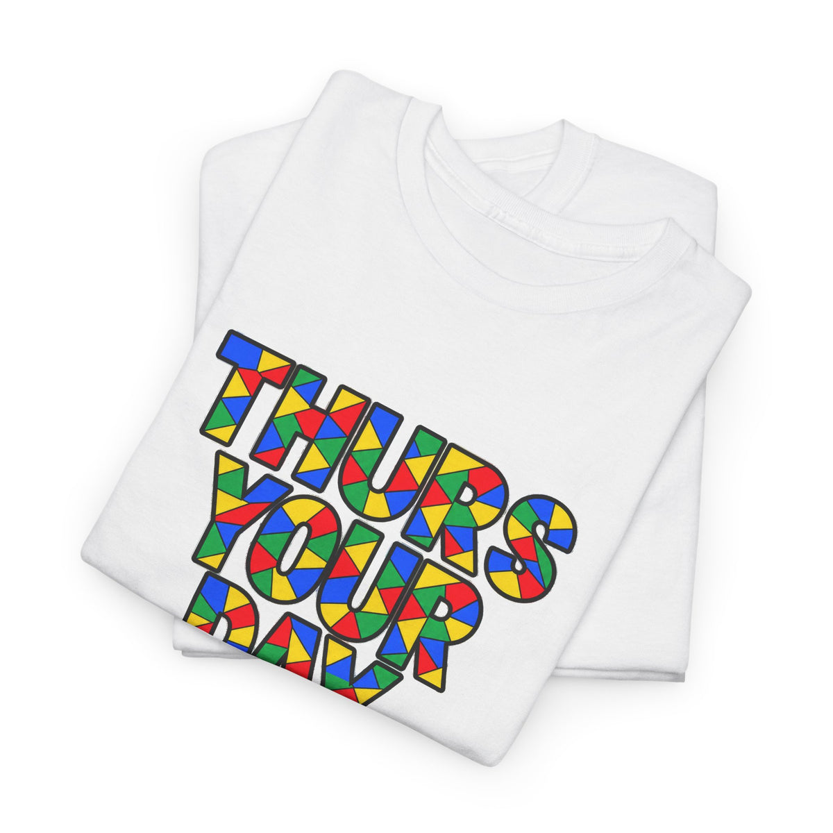 Thursday  Unisex Graphic  T-shirt - by Poorksl.