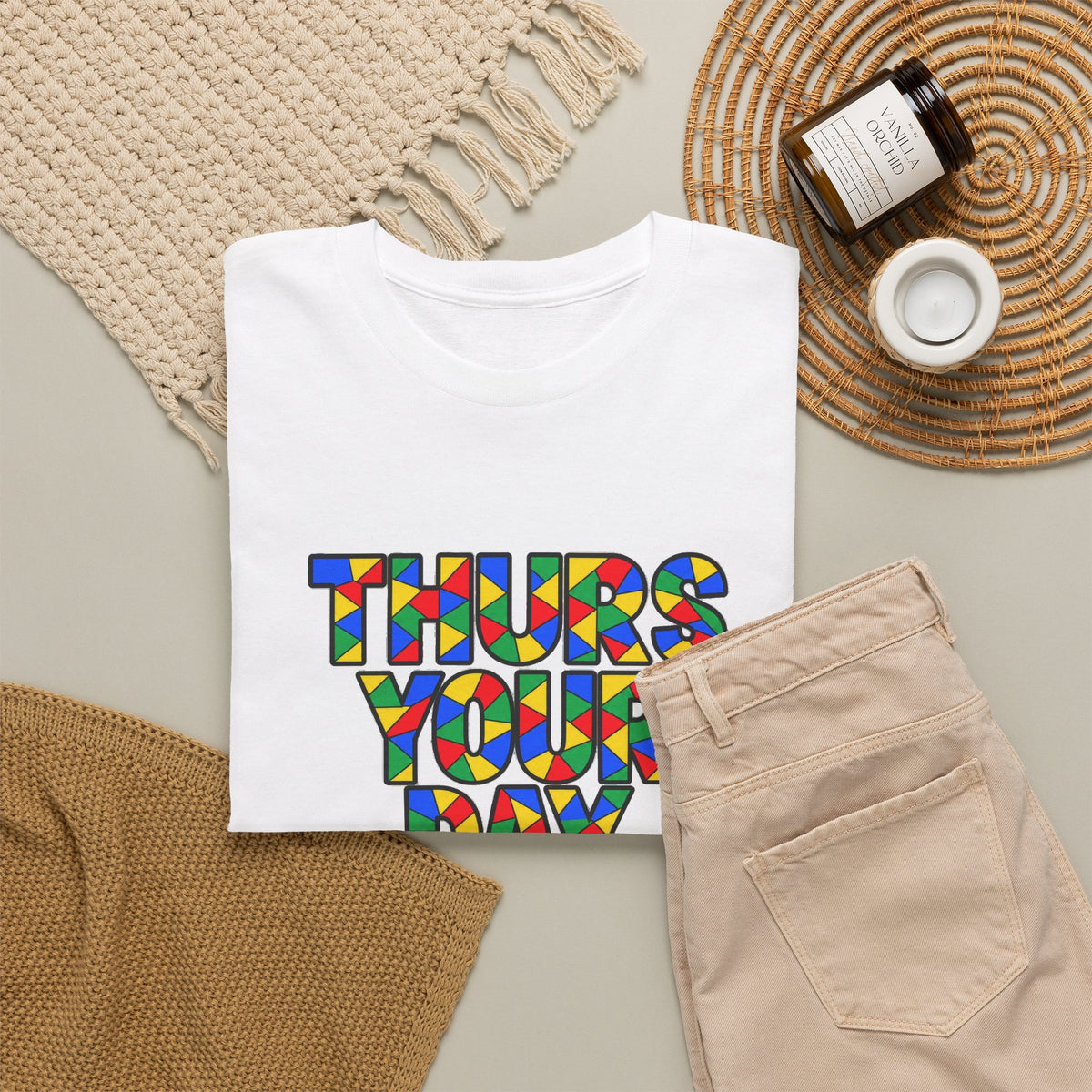 Thursday  Unisex Graphic  T-shirt - by Poorksl.
