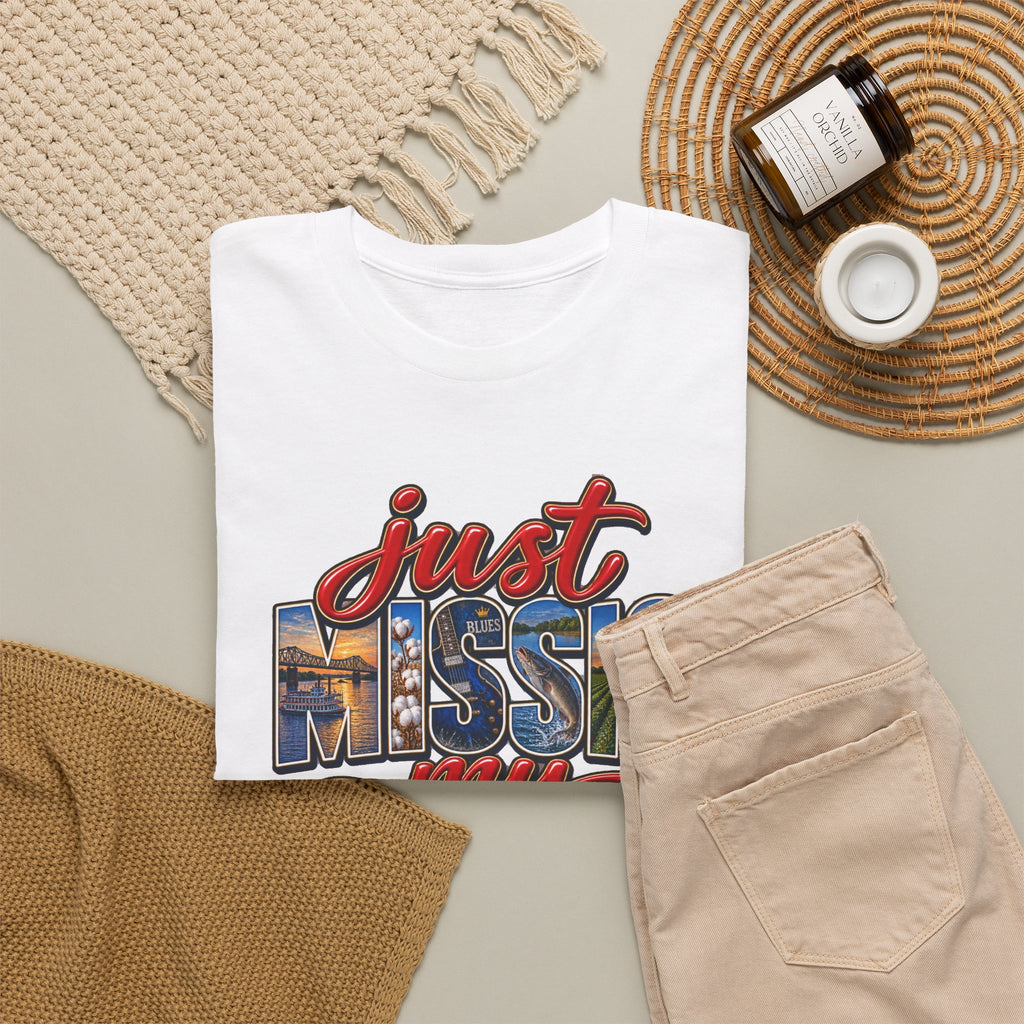 Mississippi T-shirt- Magnolia State Unisex Graphic Tee- by Poorksl.