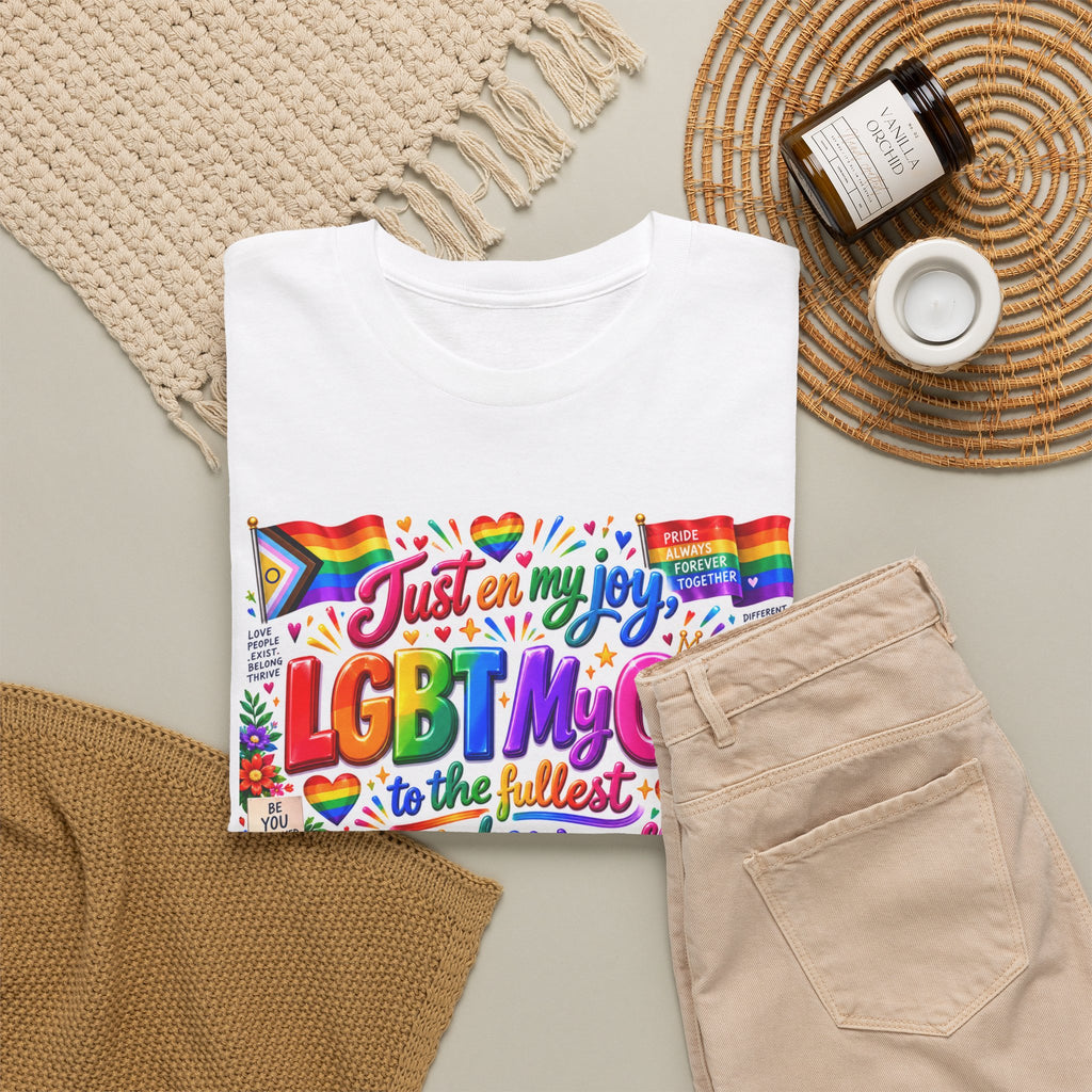 LGBTQ+ Pride T-shirt-Equality And Love Unisex Graphic Tee- by Poorksl.