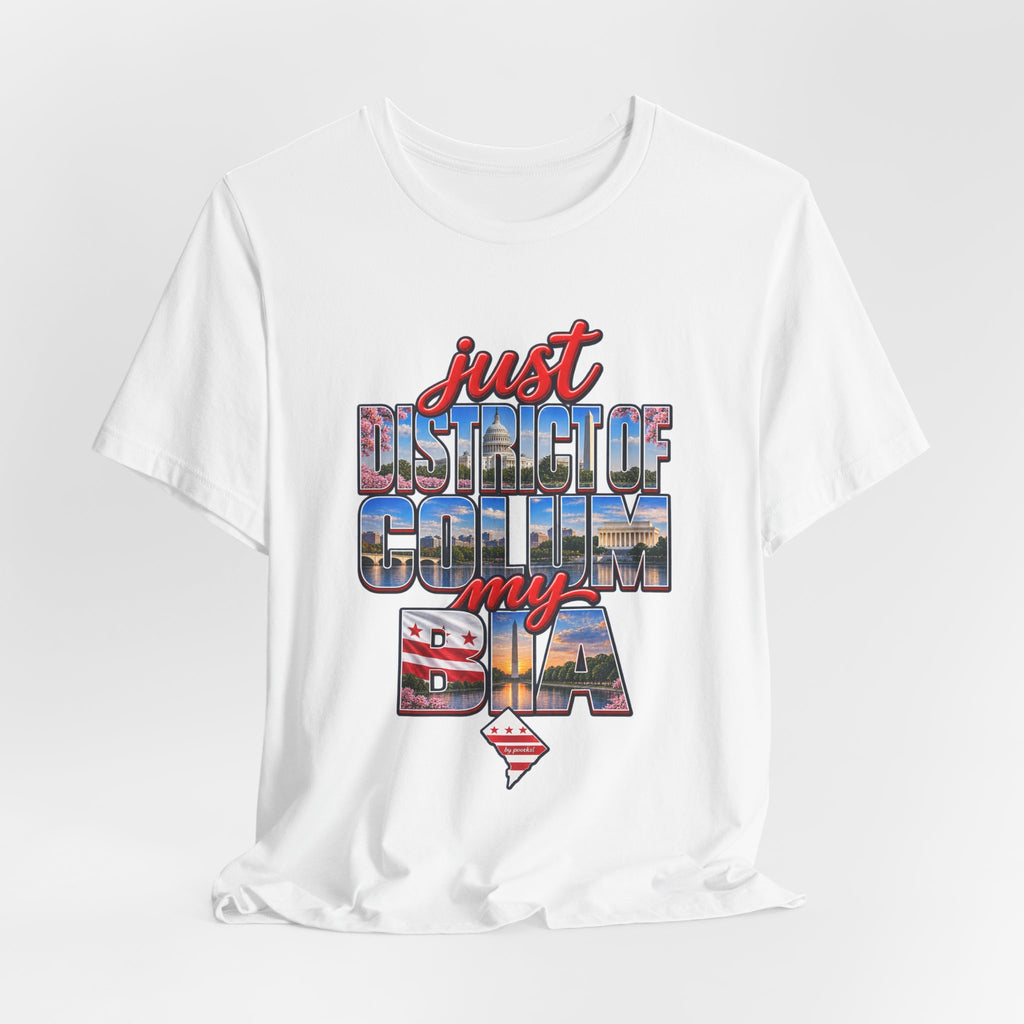 District Of Columbia T-shirt- Washington DC Unisex Graphic Tee- by Poorksl