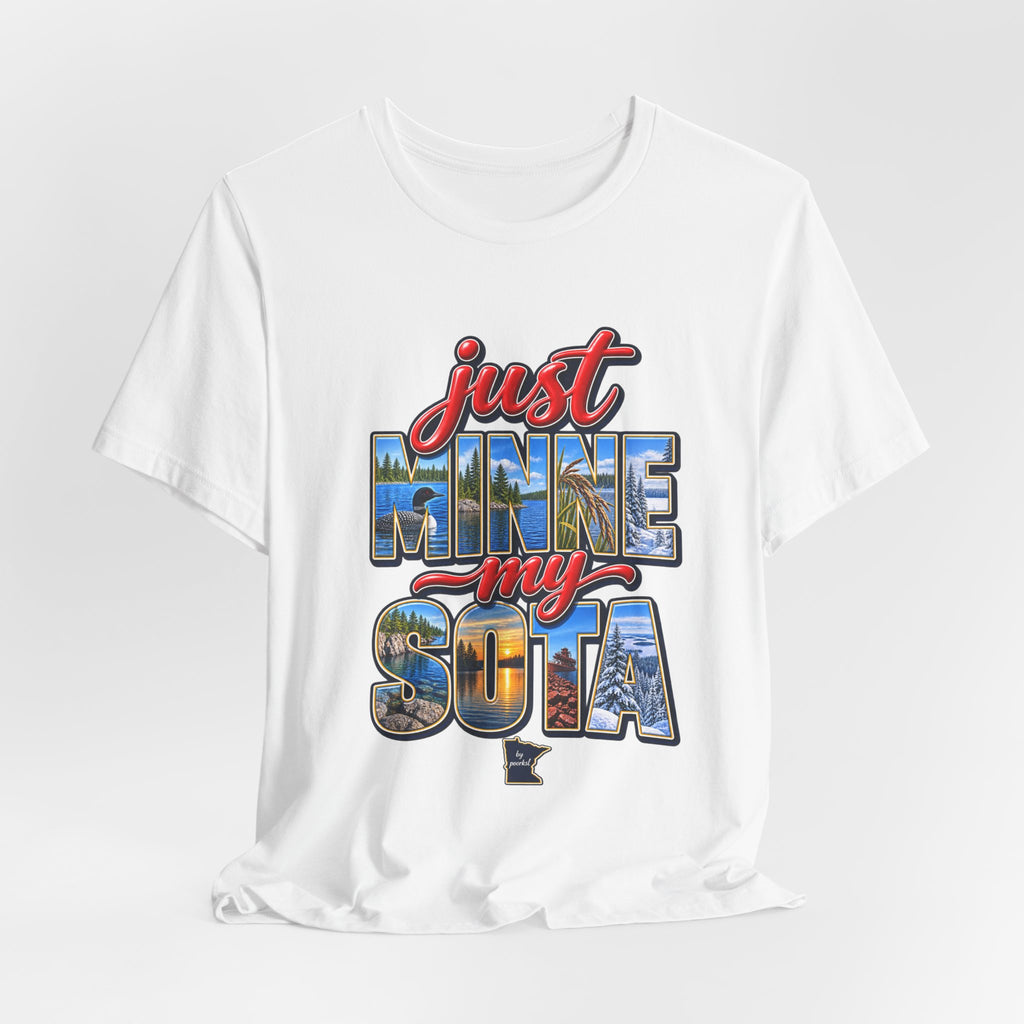 Minnesota T-shirt- Land of 10.000 lakes Unisex Graphic Tee- by Poorksl.