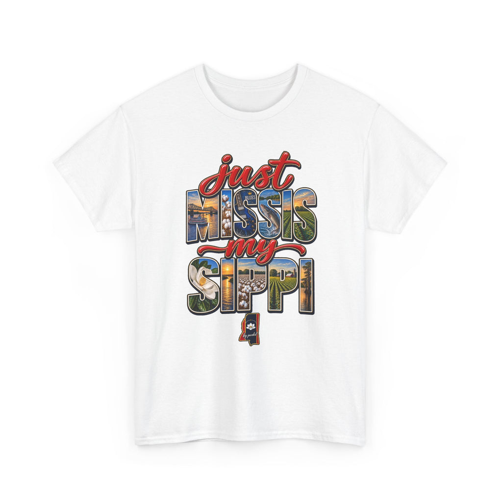 Mississippi T-shirt- Magnolia State Unisex Graphic Tee- by Poorksl.