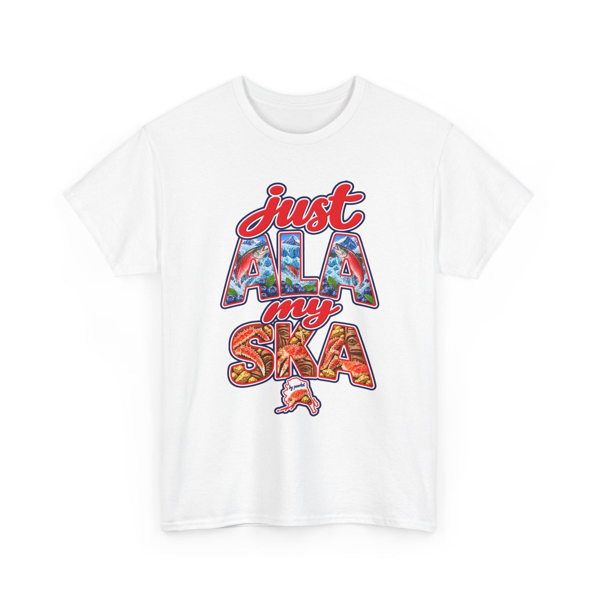 Alaska T-shirt - Last Frontier Unisex Graphic Tee- by Poorksl.