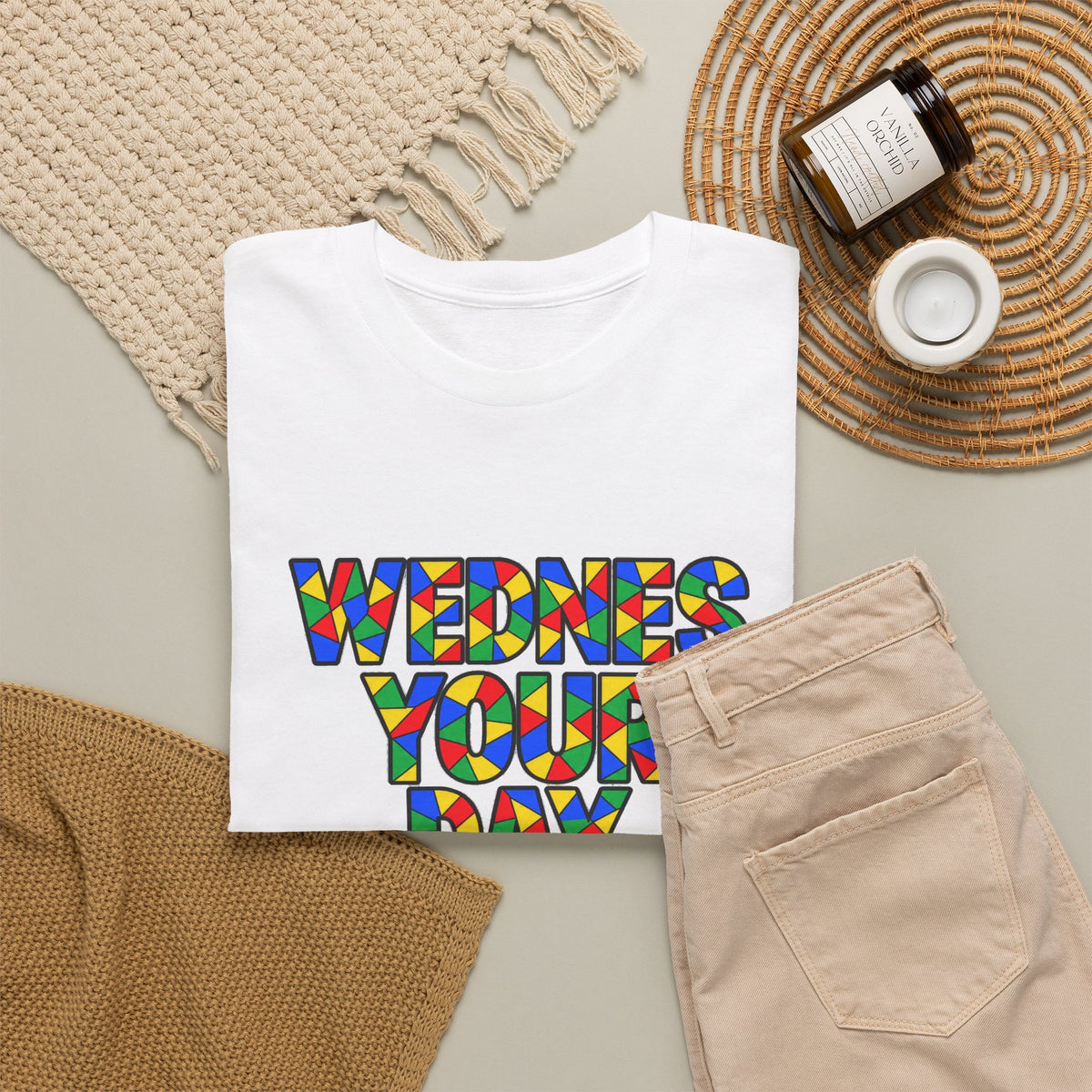 Wednesday Unisex Graphic T-shirt- by Poorksl.