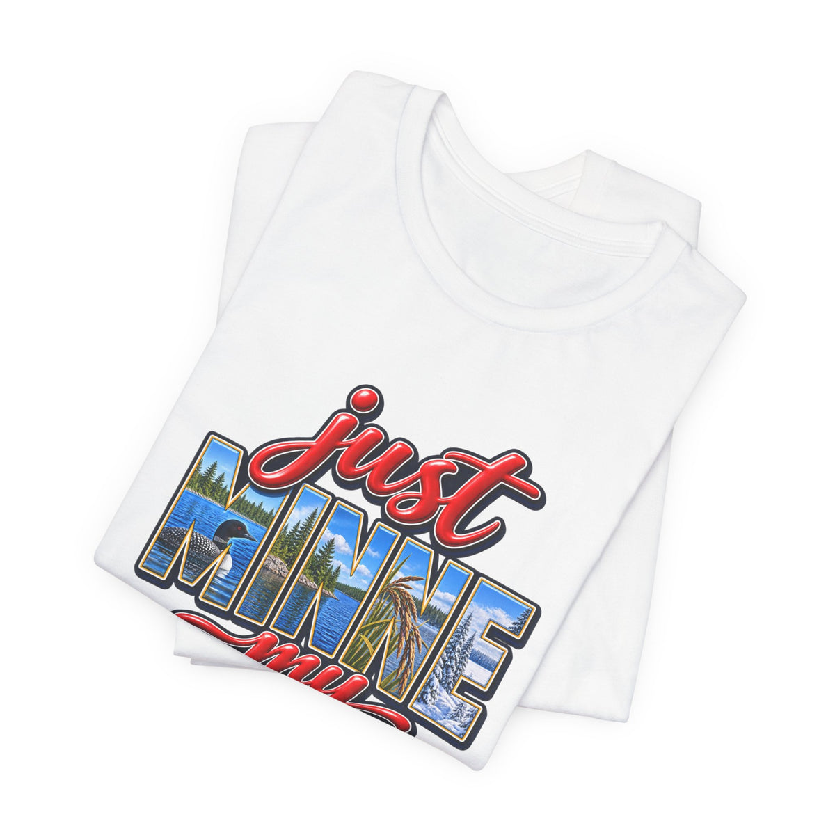 Minnesota T-shirt- Land of 10.000 lakes Unisex Graphic Tee- by Poorksl.