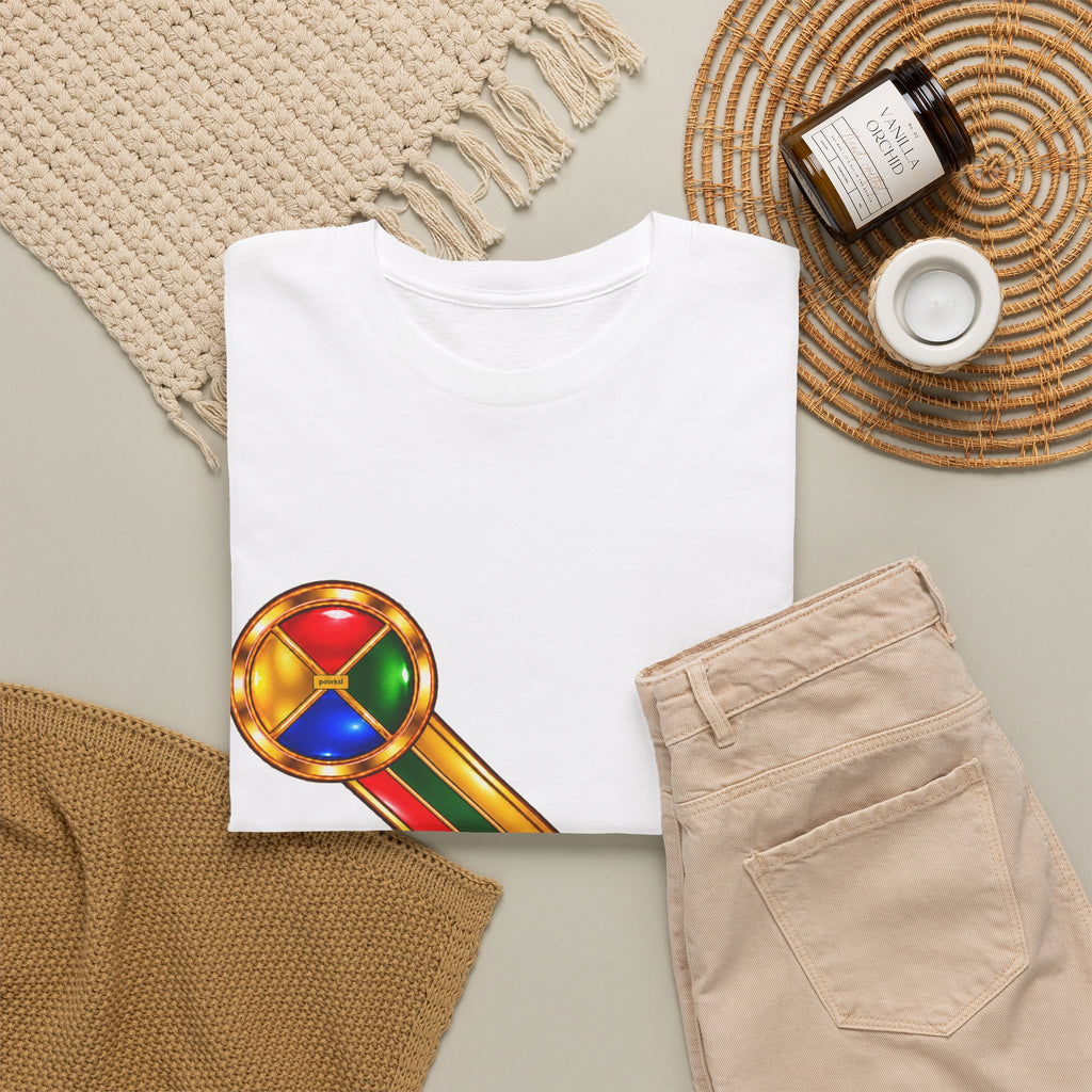 poorksl Multicolor Graphic Unisex T-shirt.