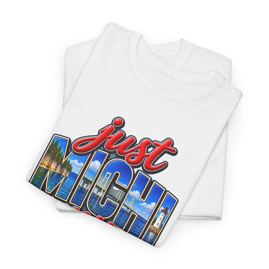 Michigan Tshirt- Great Lakes State Unisex Graphic Tee-by Poorksl.