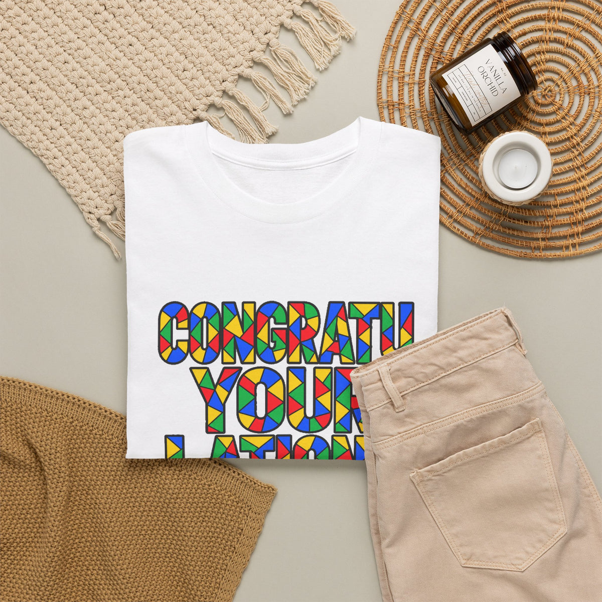 Congratulations T-shirt- Achievement Celebration Unisex Graphic Tee- by Poorksl.