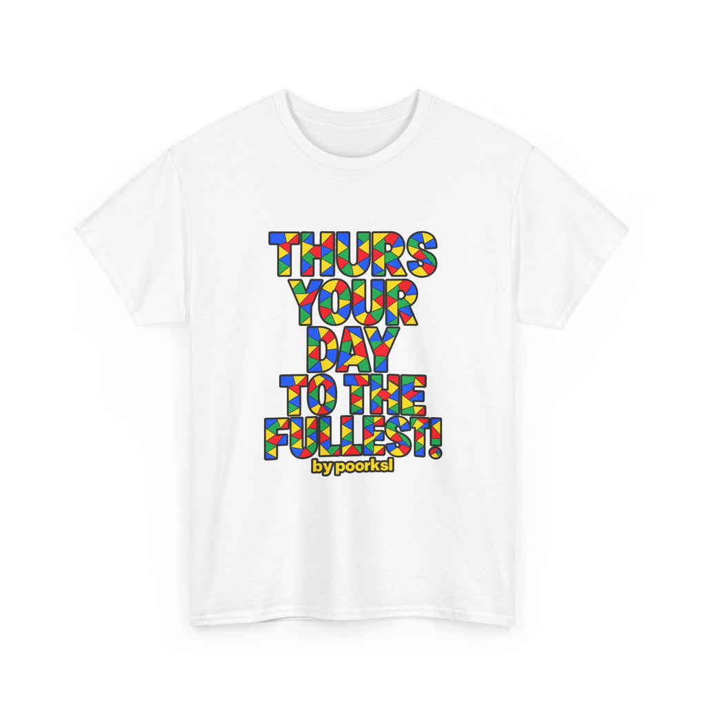 Thursday  Unisex Graphic  T-shirt - by Poorksl.