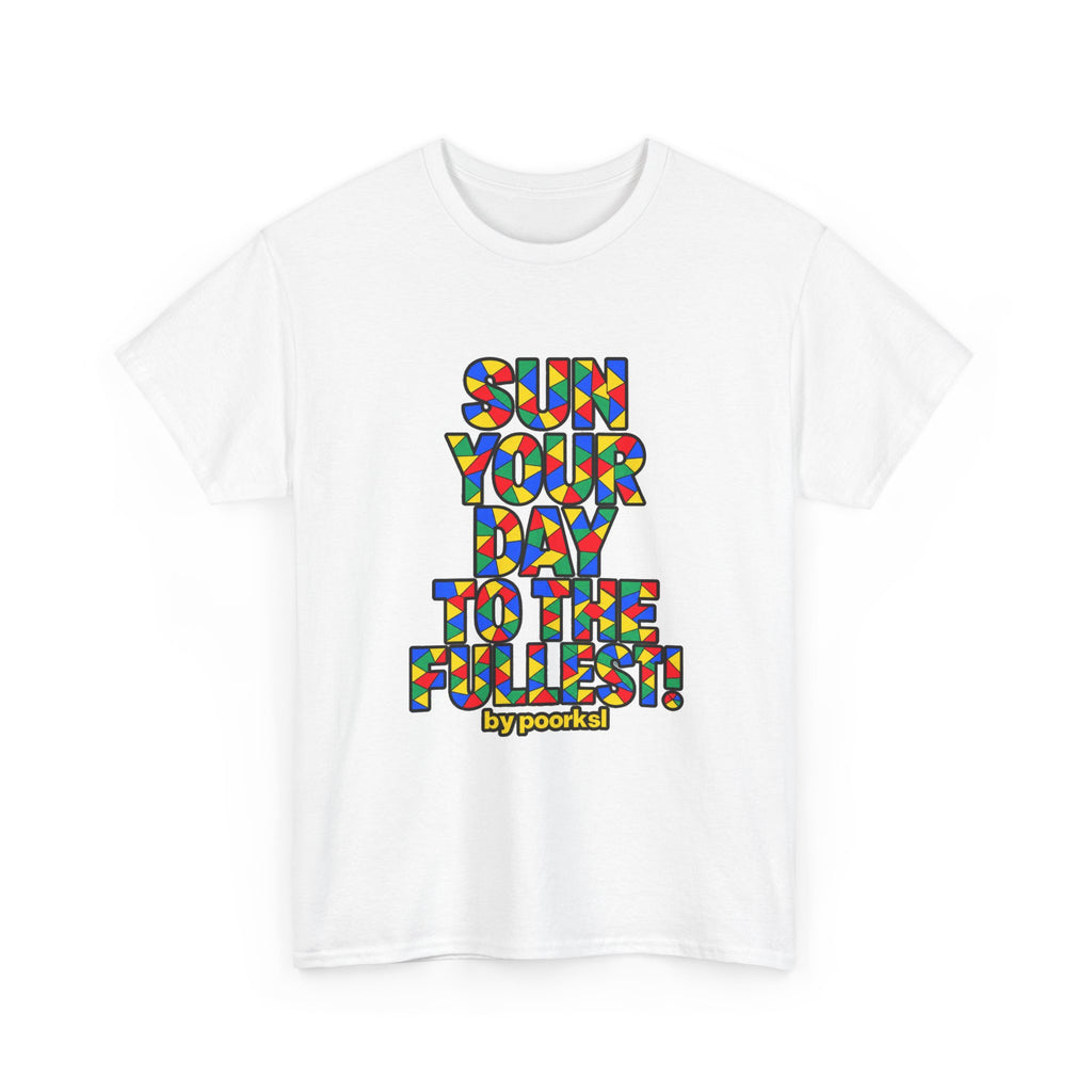 Sunday Graphic Unisex T-shirt - by Poorksl.