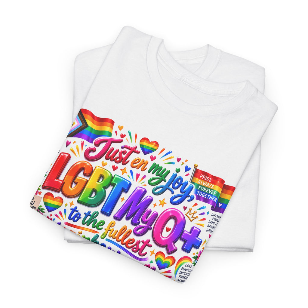 LGBTQ+ Pride T-shirt-Equality And Love Unisex Graphic Tee- by Poorksl.