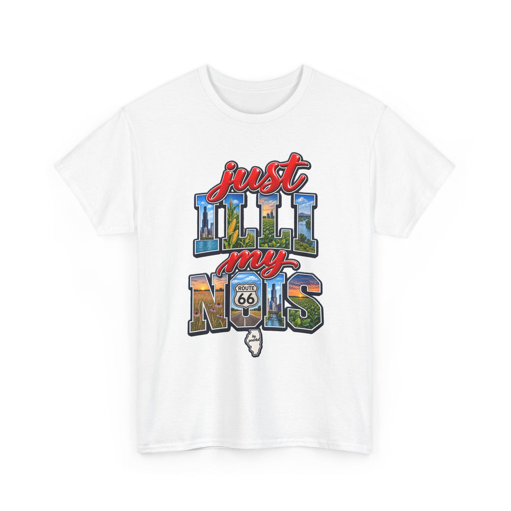 Illinois T-shirt- Land of Lincoln Unisex Graphic Tee-by Poorksl.