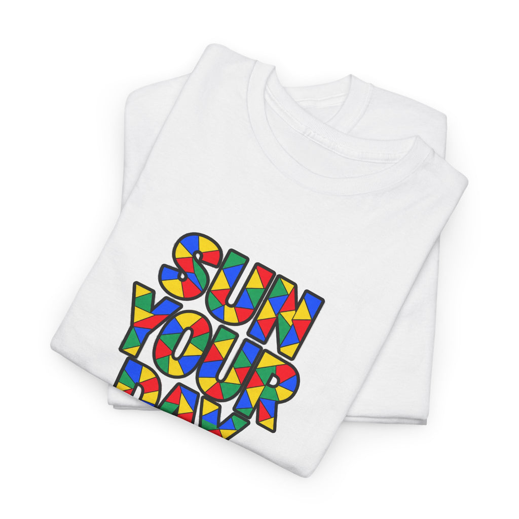 Sunday Graphic Unisex T-shirt - by Poorksl.