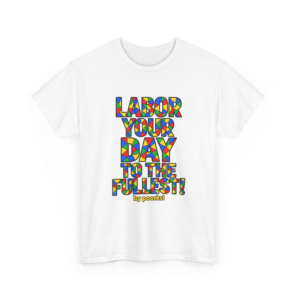 Labor Day T-shirt- American Workers Unisex Graphic Tee- by Poorksl