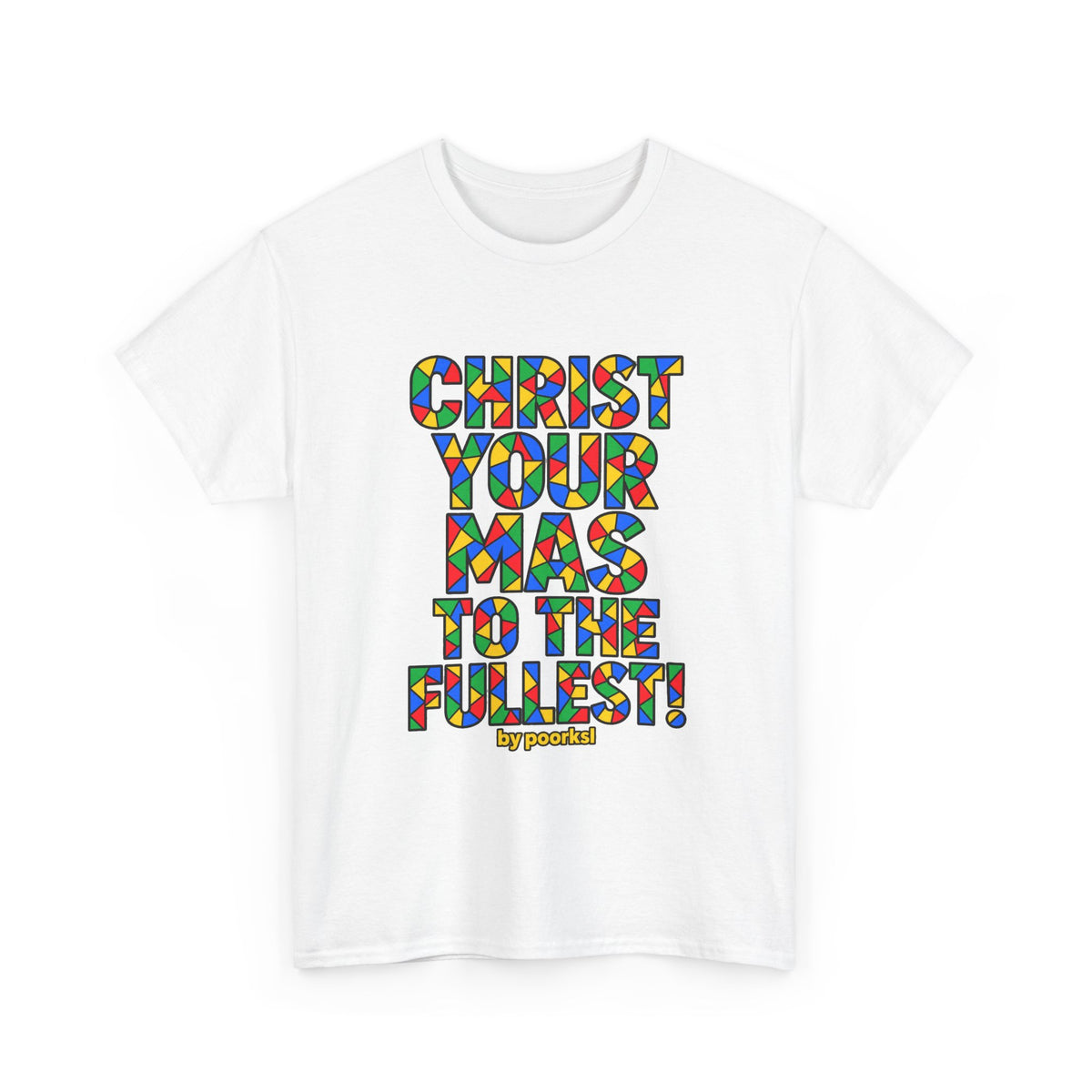 Christmas T-shirt- Holiday Celebration Unisex Graphic Tee- by Poorksl.