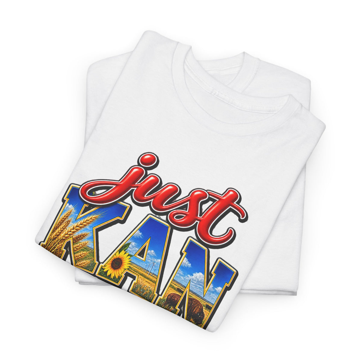 Kansas T-shirt -Sunflower State Unisex Graphic Tee- by Poorksl.