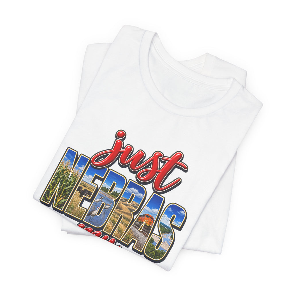 Nebraska T-shirt-Cornhuker State Unisex Graphic Tee- by Poorksl.