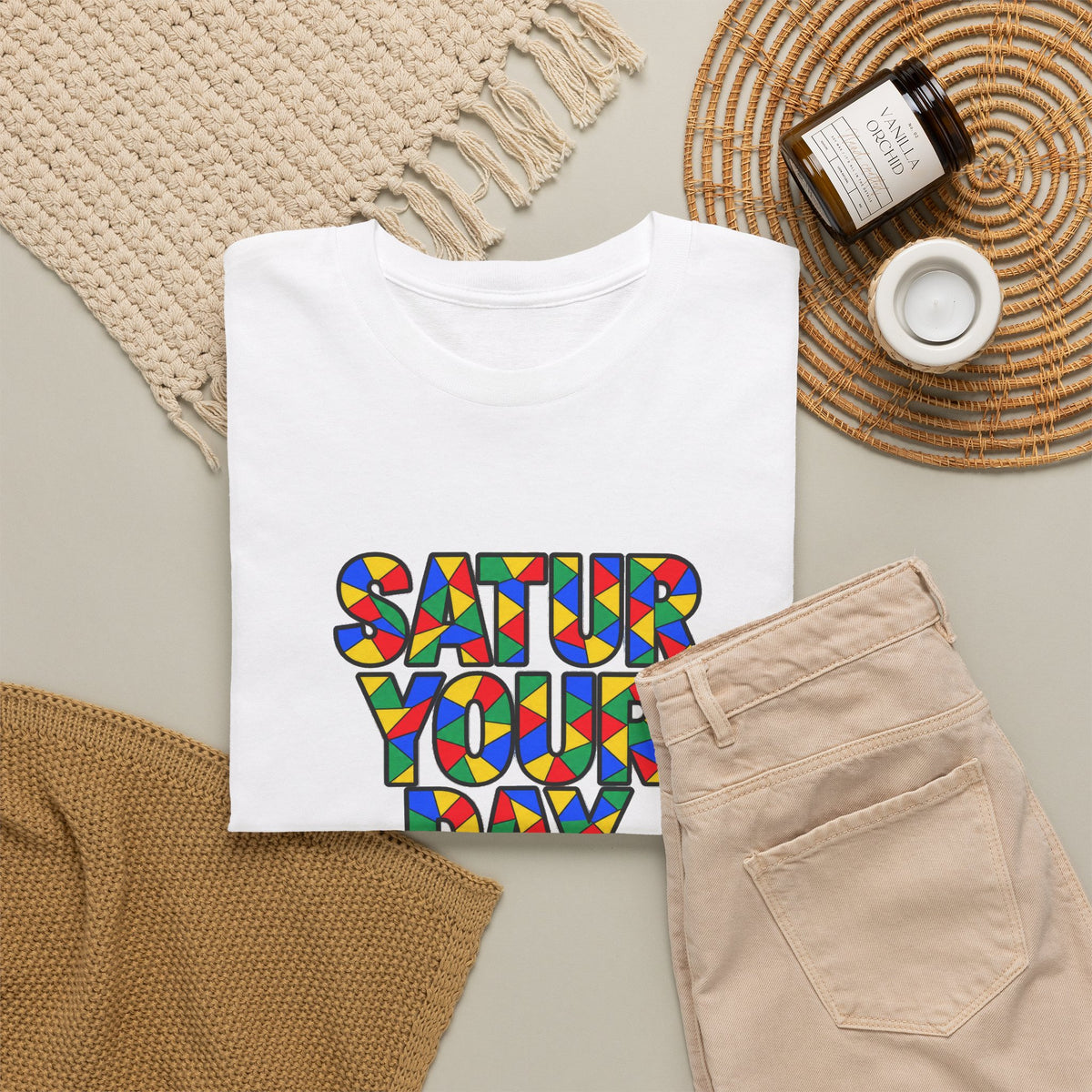 Saturday  Unisex Graphic T-shirt- by Poorksl.