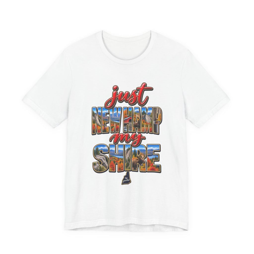 New Hampshire T-shirt- Granite State Unisex Graphic Tee- by Poorksl.