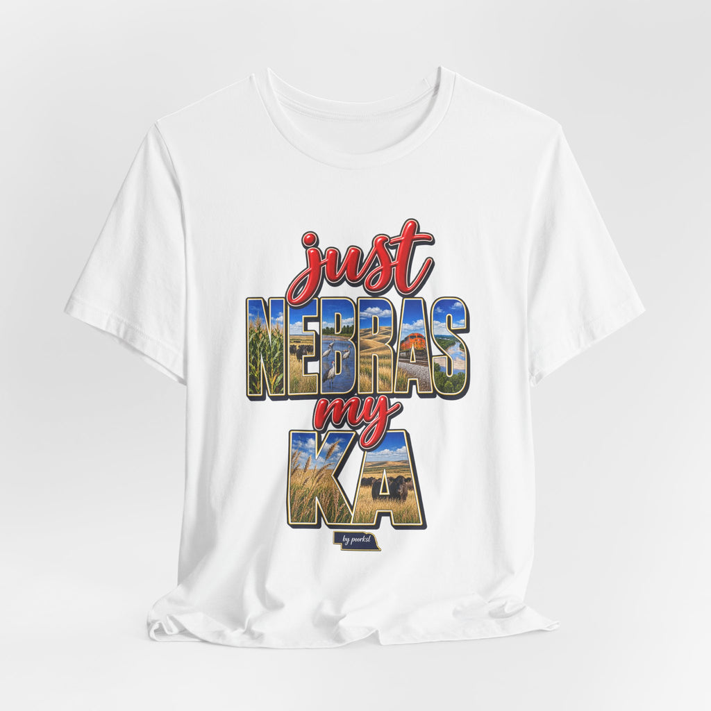 Nebraska T-shirt-Cornhuker State Unisex Graphic Tee- by Poorksl.