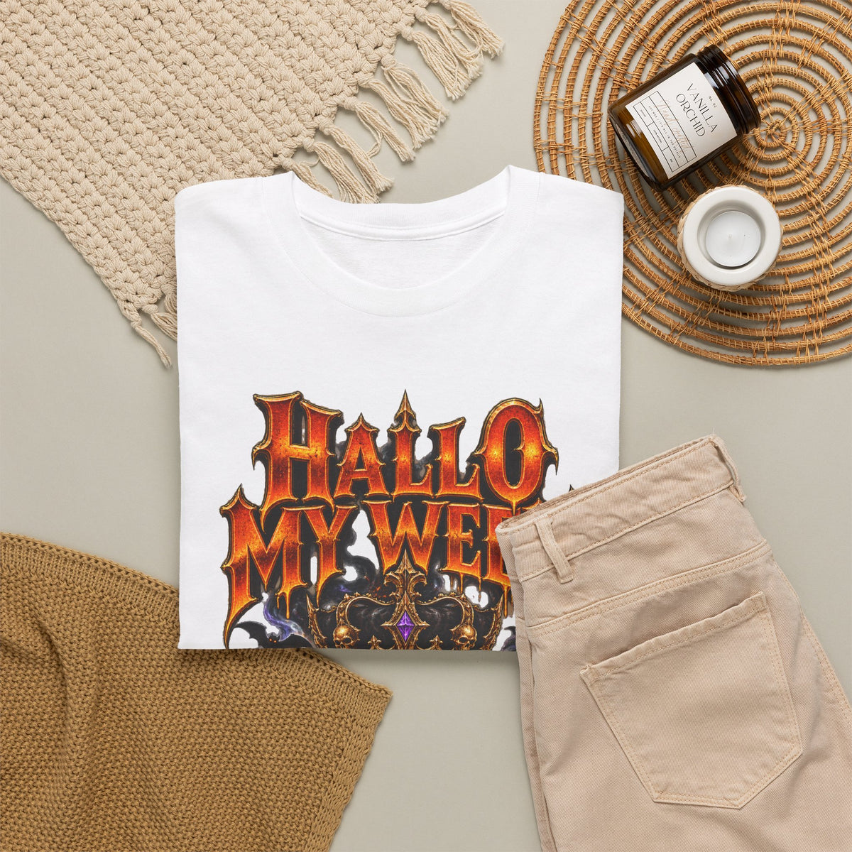 Halloween  Unisex Graphic T-shirt- by Poorksl.
