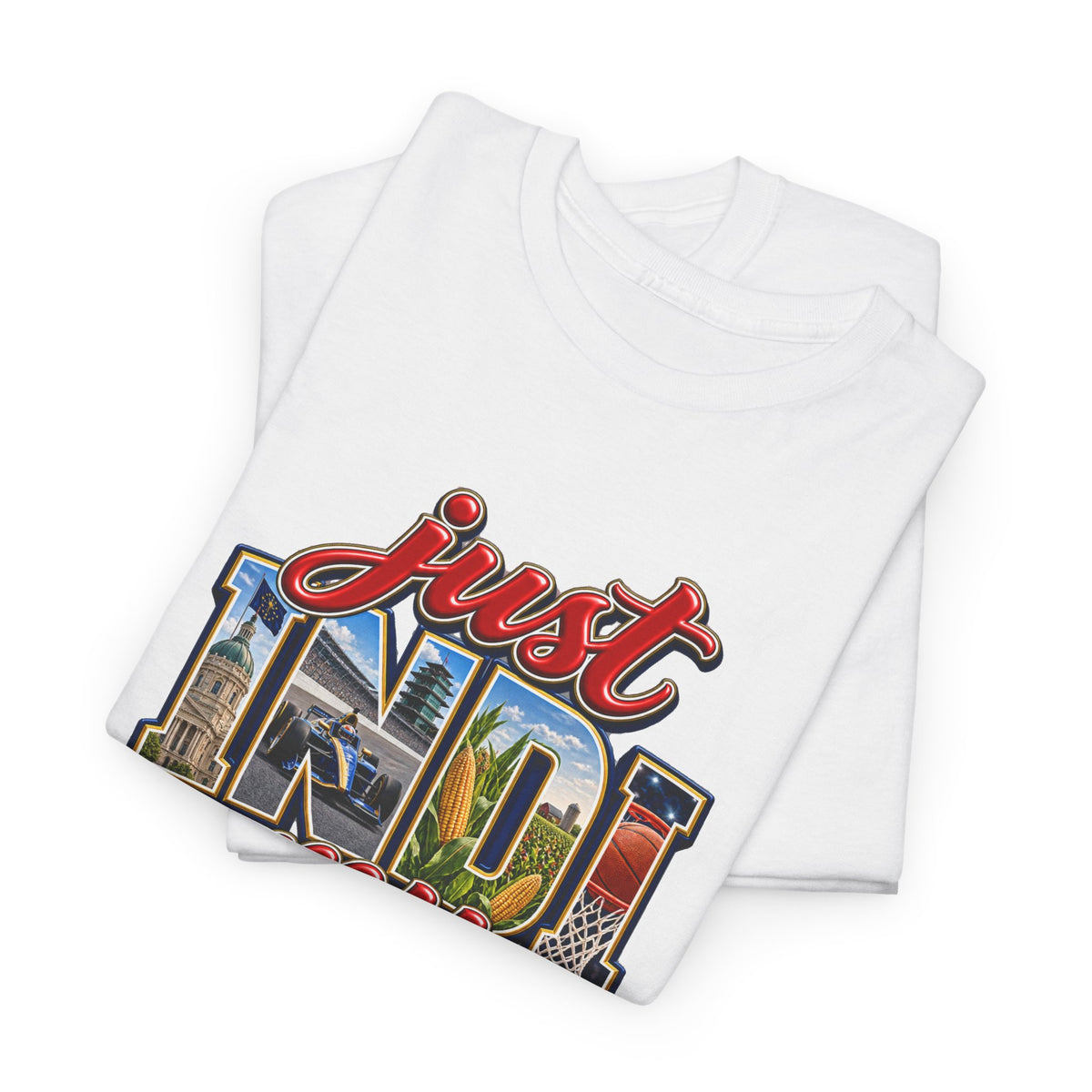 Indiana T-shirt-Hoosier State Unisex Graphic Tee- by Poorksl.