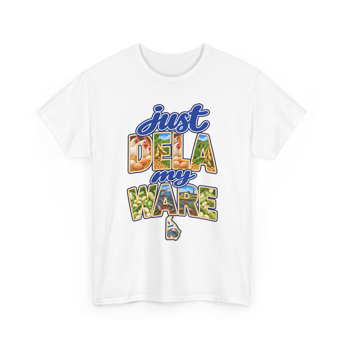 Delaware T-shirt- First State Unisex Graphic Tee- by Poorksl.
