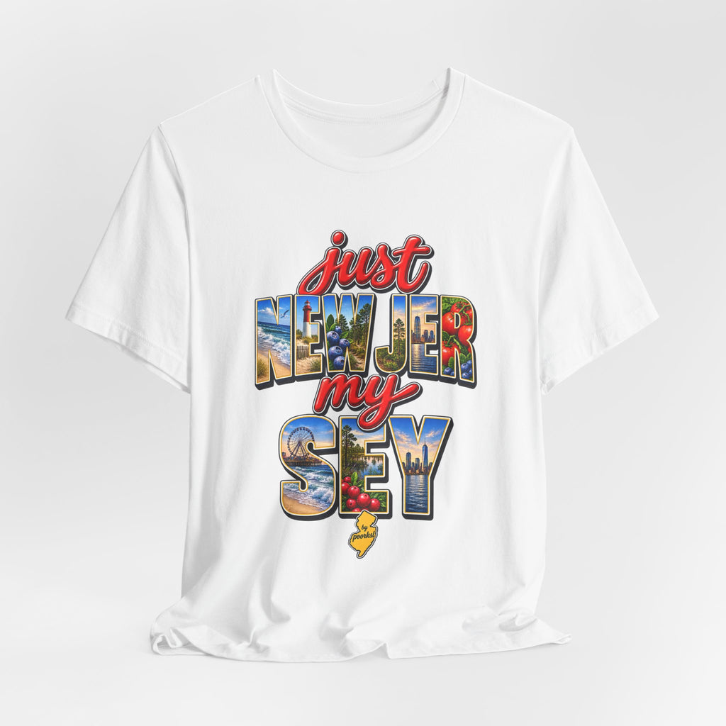 New Jersey T-shirt-Garden State- Unisex Graphic Tee- by Poorksl.