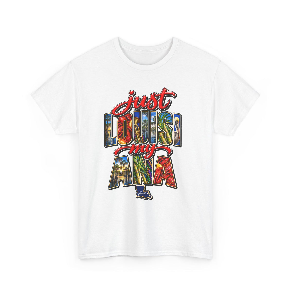 Louisiana T-shirt-Pelican State Unisex Graphic Tee-by Poorksl.